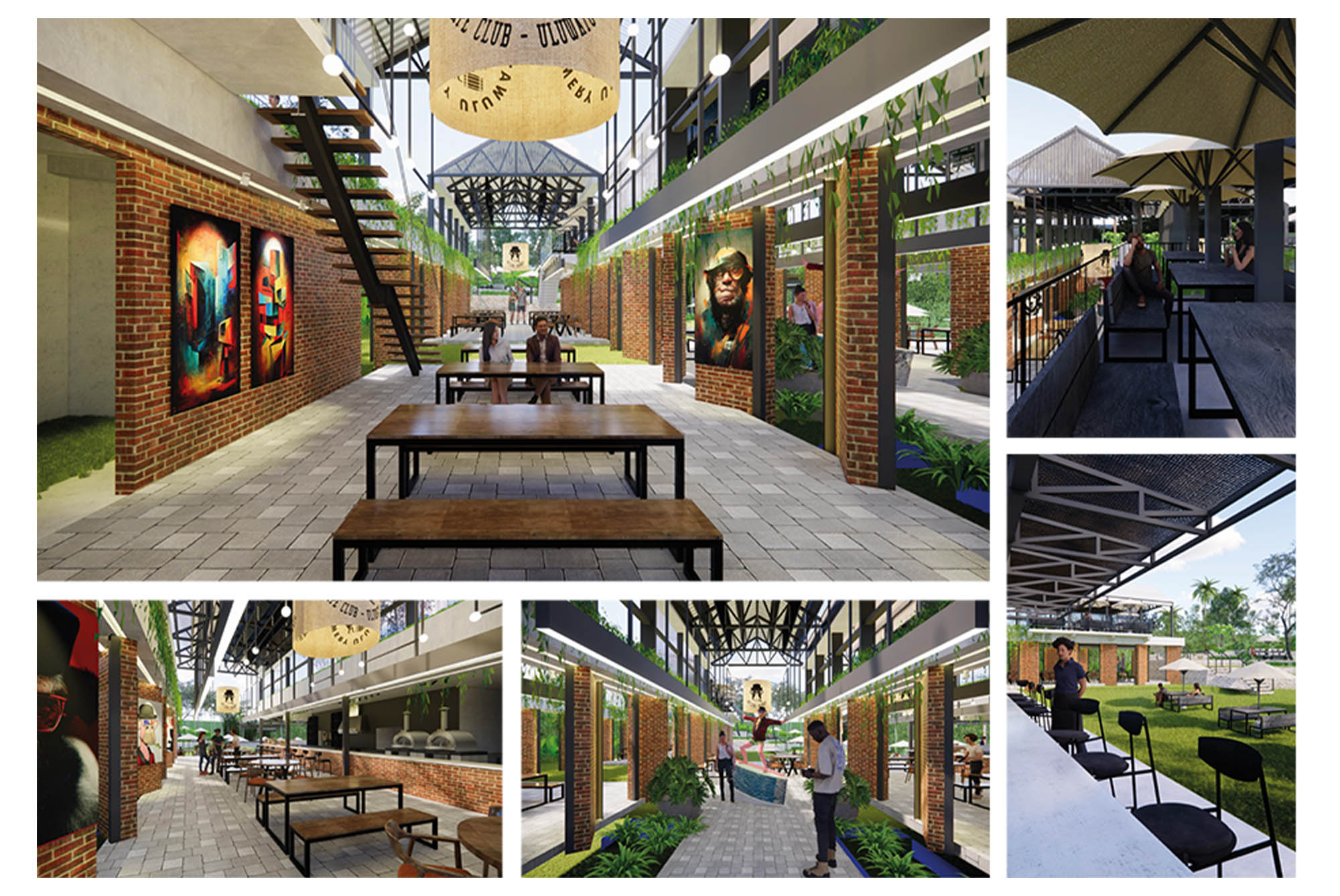 Urban industrial style.