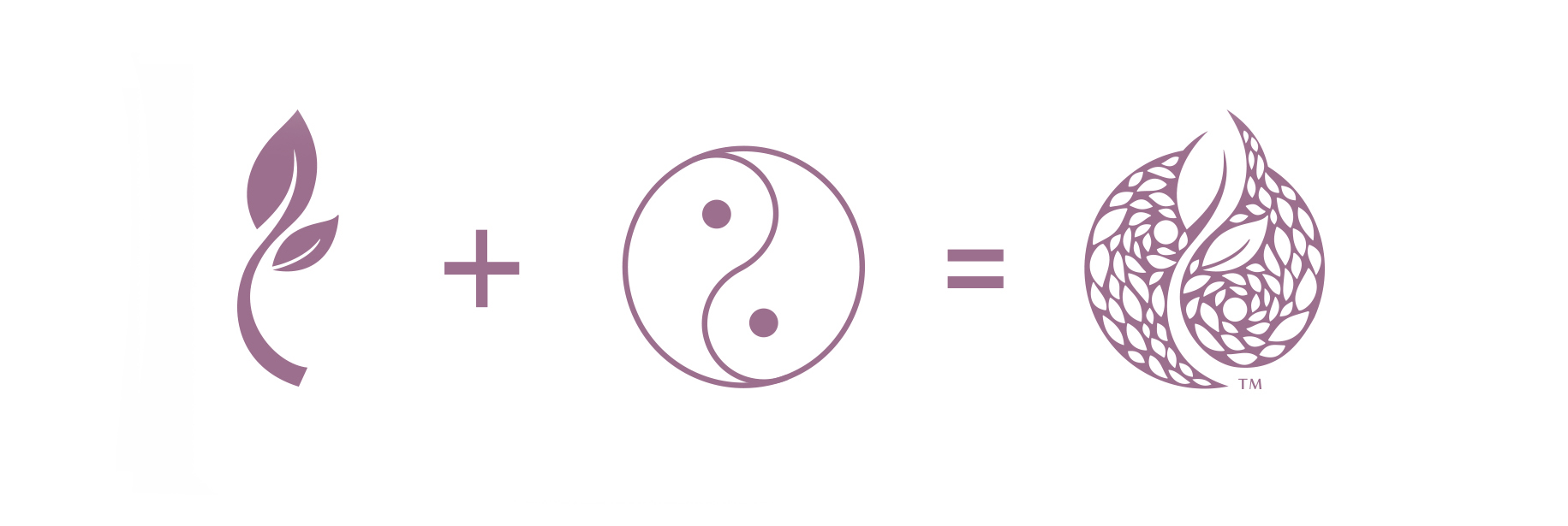 Brand logo creative process for the Oxygen Wellness logo design.