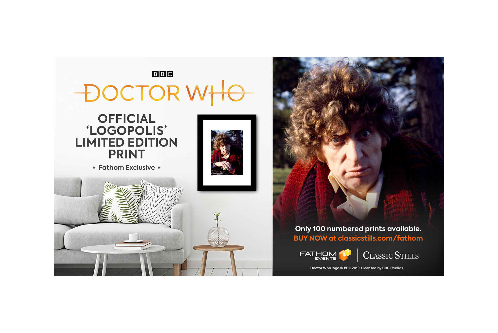 Classic Stills, Doctor Who social media ad designs.